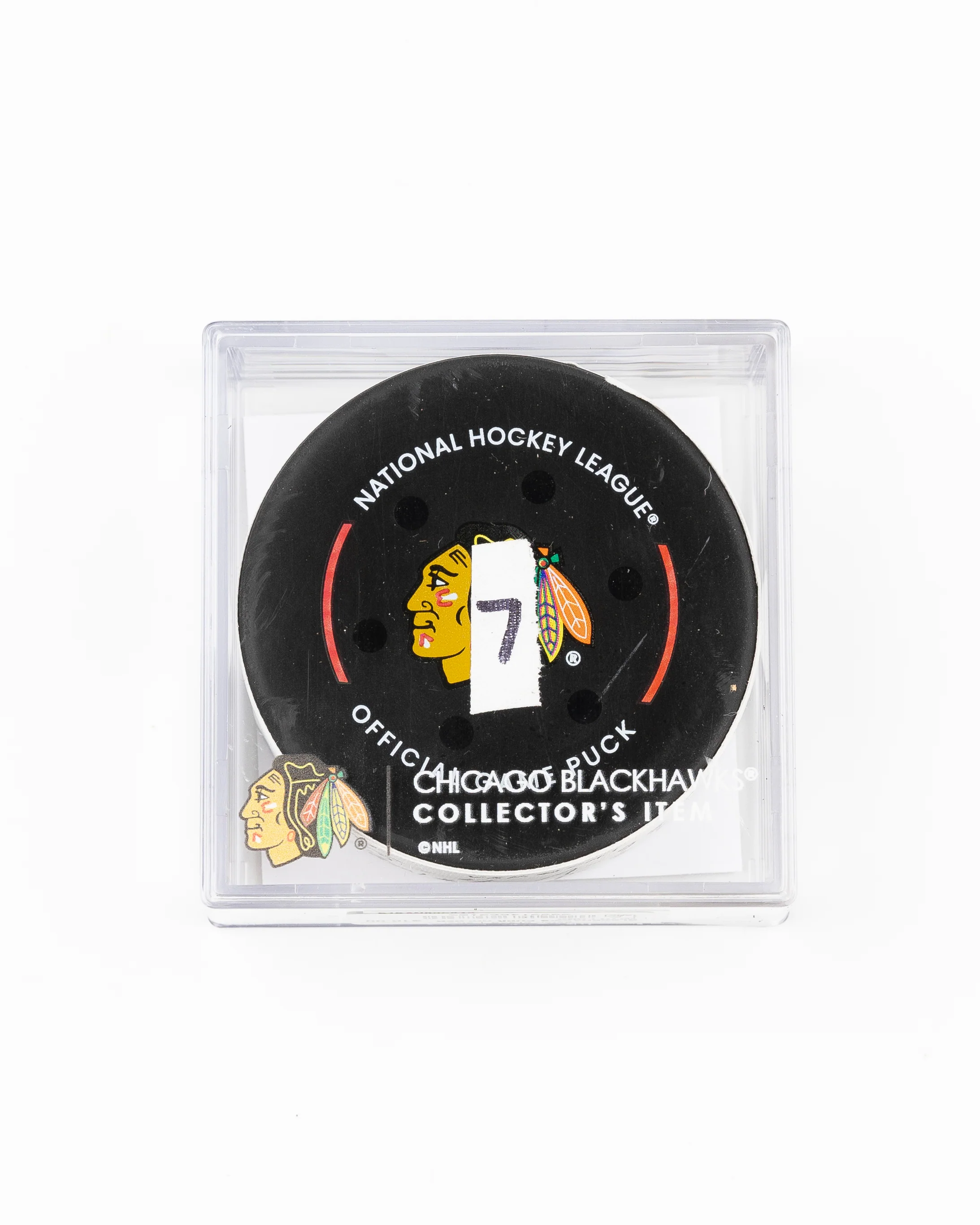 Seth Jones Game-Used Goal Puck 1/18/25 16868 - Image 5