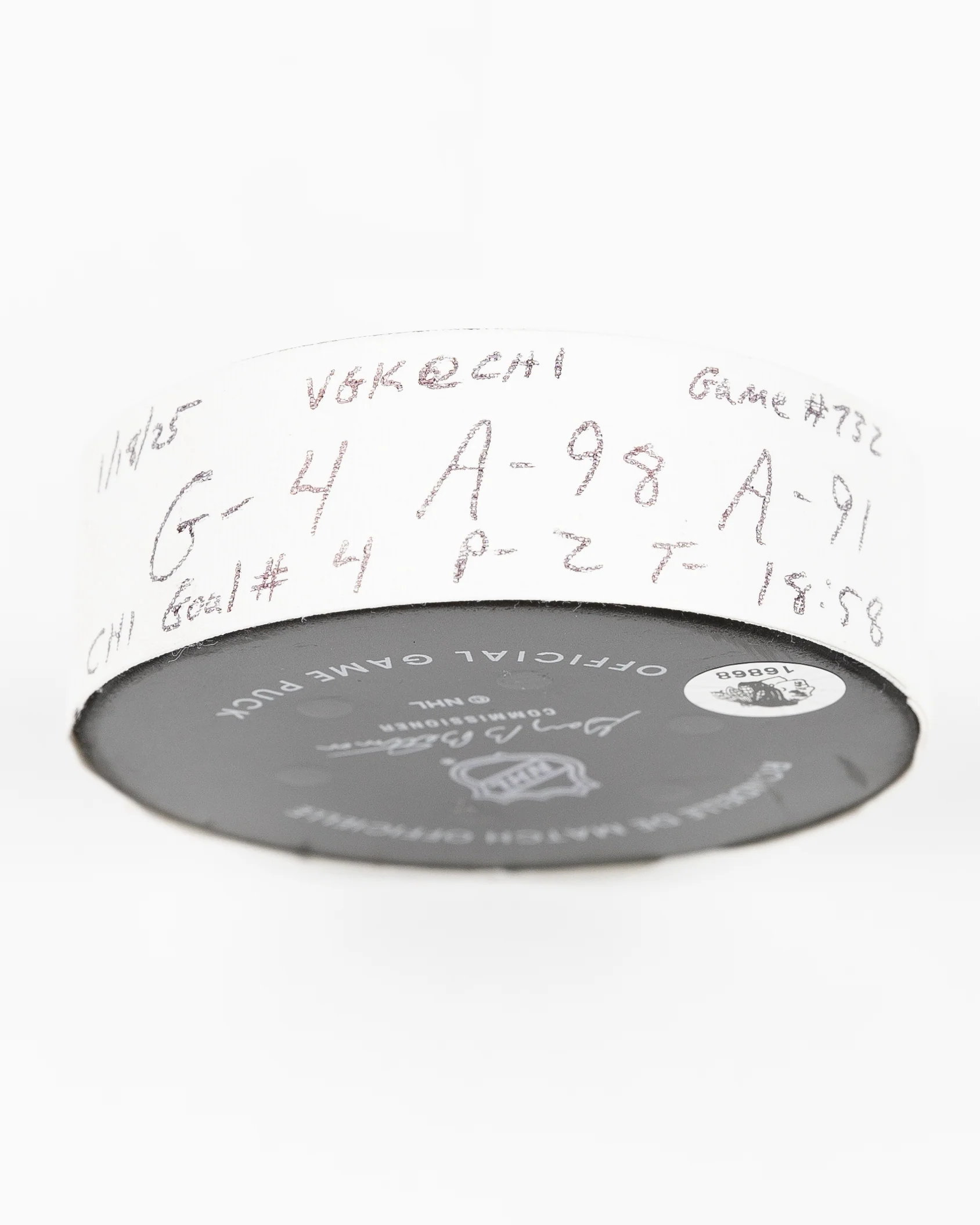 Seth Jones Game-Used Goal Puck 1/18/25 16868 - Image 7