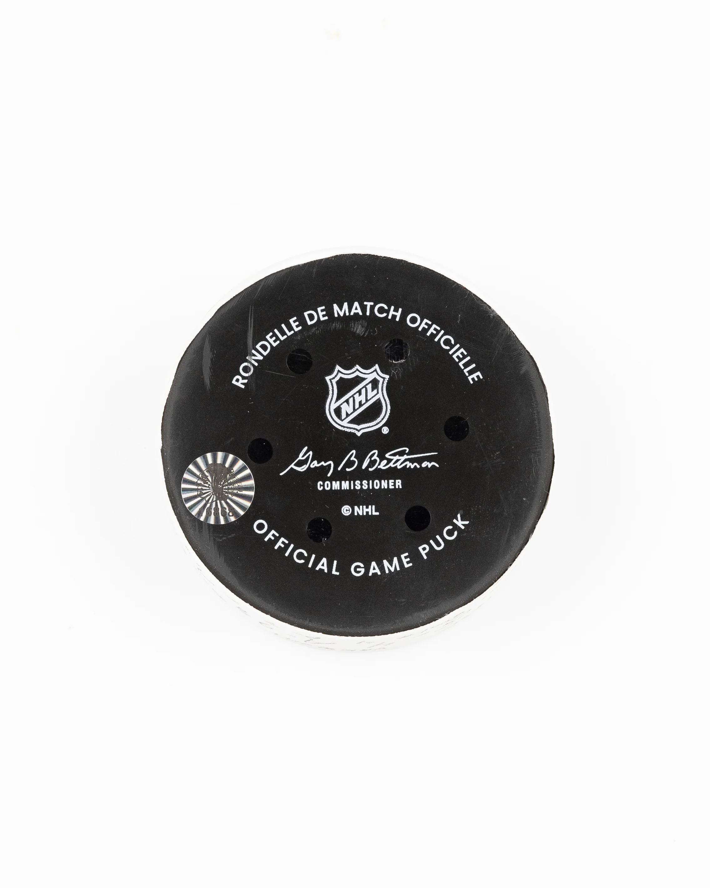 Seth Jones Game-Used Goal Puck 1/18/25 16868 - Image 8