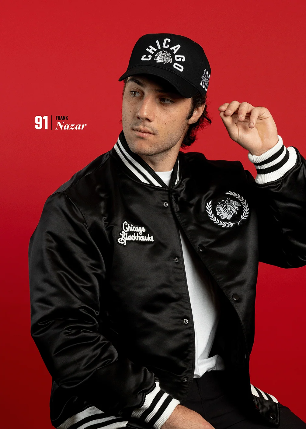 Sportiqe Chicago Blackhawks Centennial Satin Jacket - Image 2