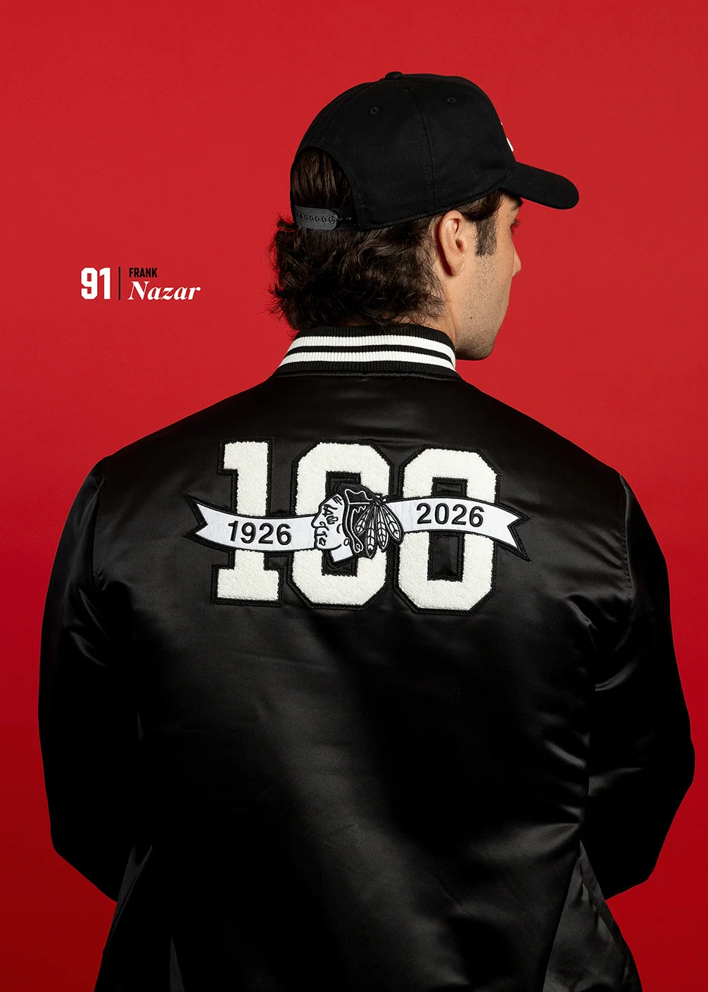Sportiqe Chicago Blackhawks Centennial Satin Jacket - Image 3