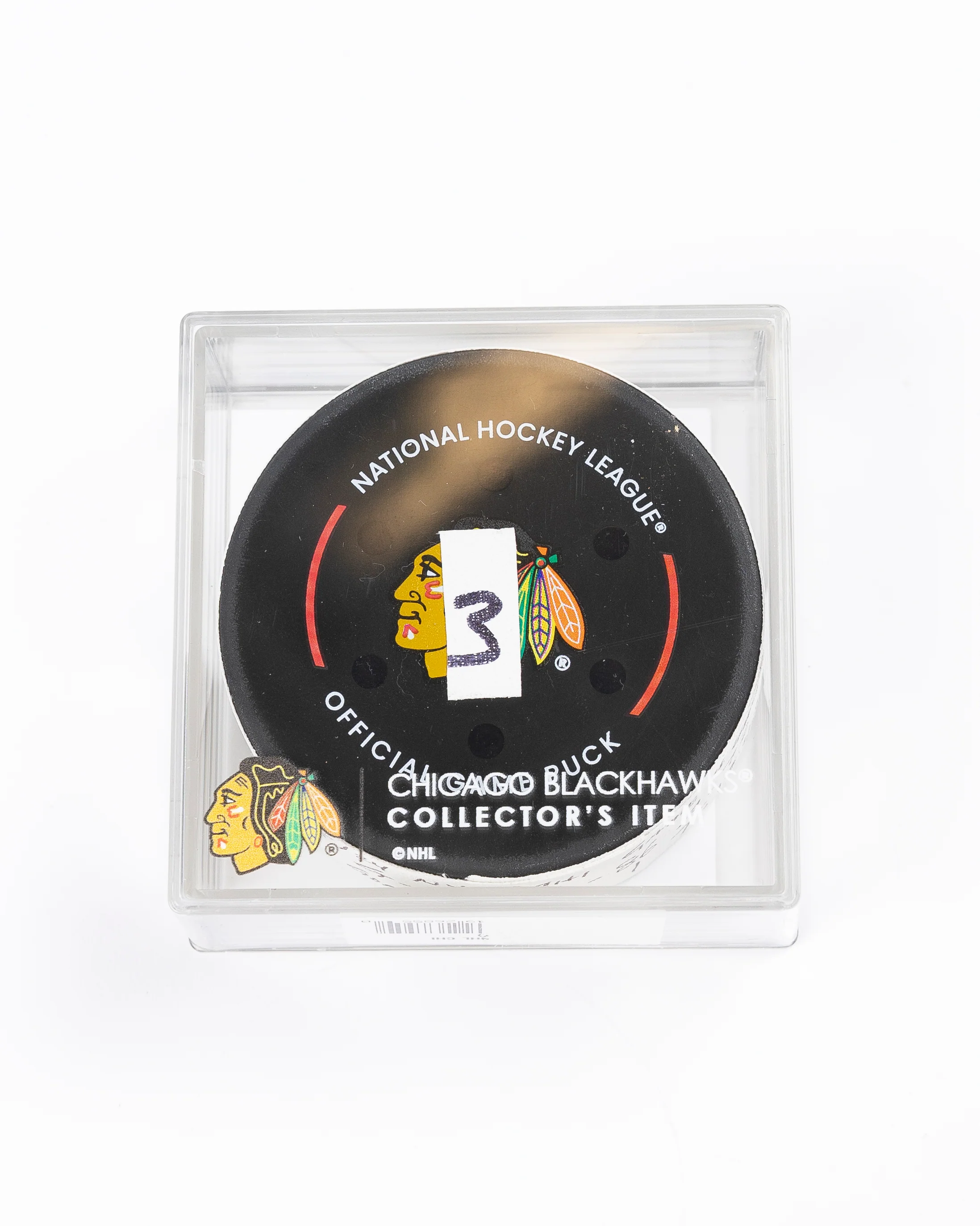 Taylor Hall Game-Used Goal Puck 12/15/24 16629 - Image 7