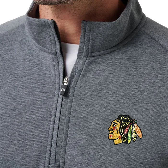 TravisMathew Chicago Blackhawks Upgraded Quarter Zip - Image 5