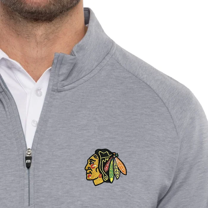 TravisMathew Chicago Blackhawks Upgraded Quarter Zip - Image 8