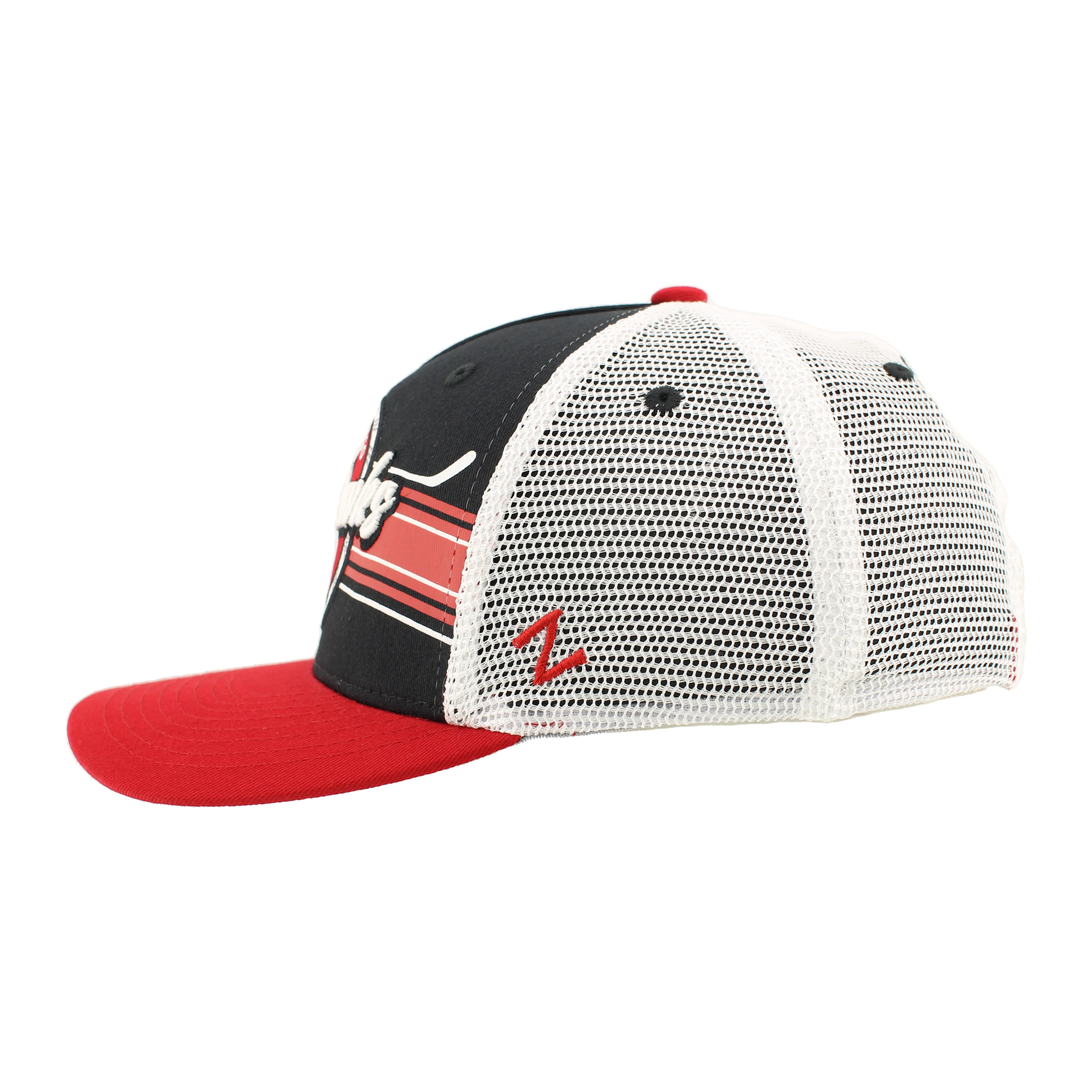 Zephyr Chicago Blackhawks Skate Lace Stout Trucker - Image 4
