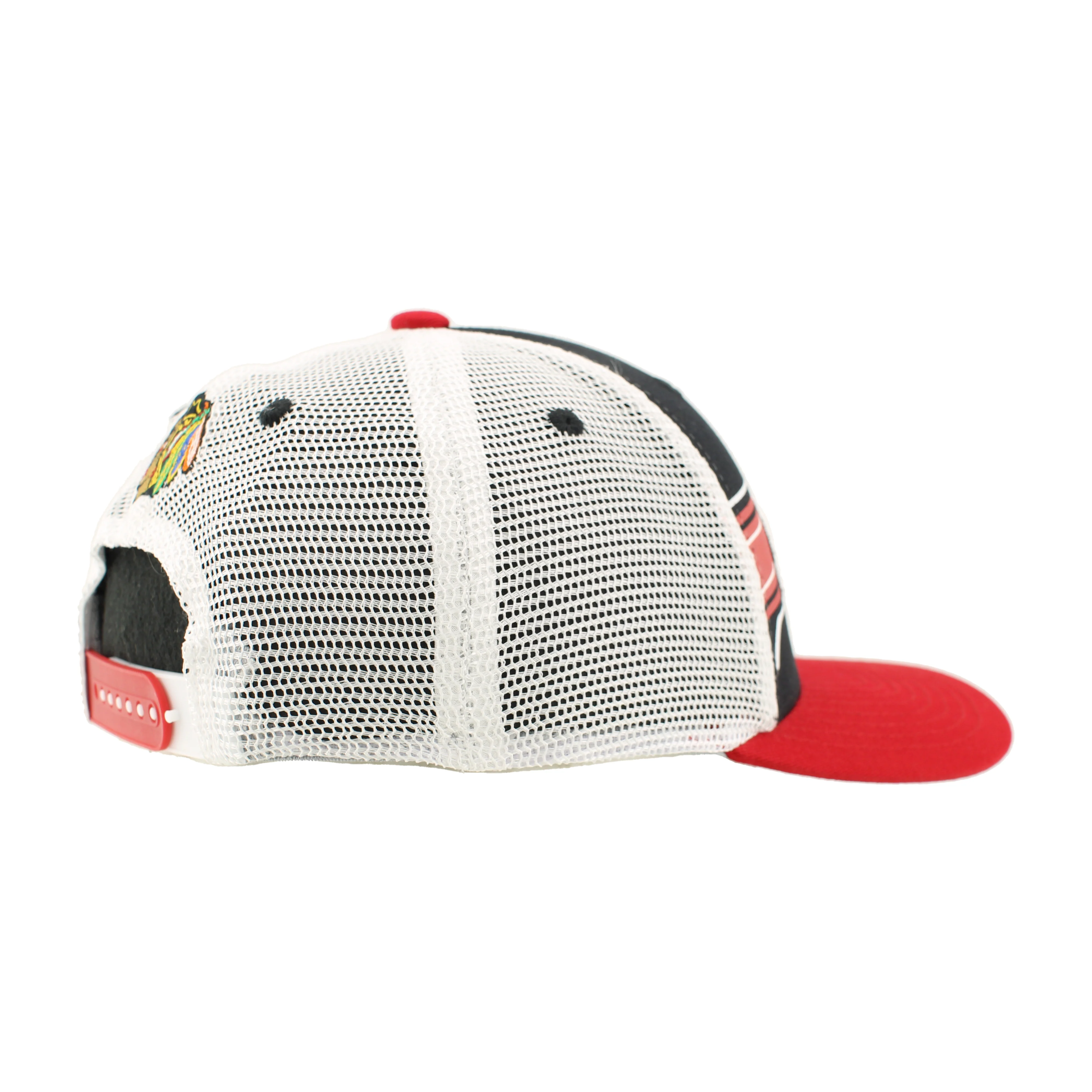 Zephyr Chicago Blackhawks Skate Lace Stout Trucker - Image 6